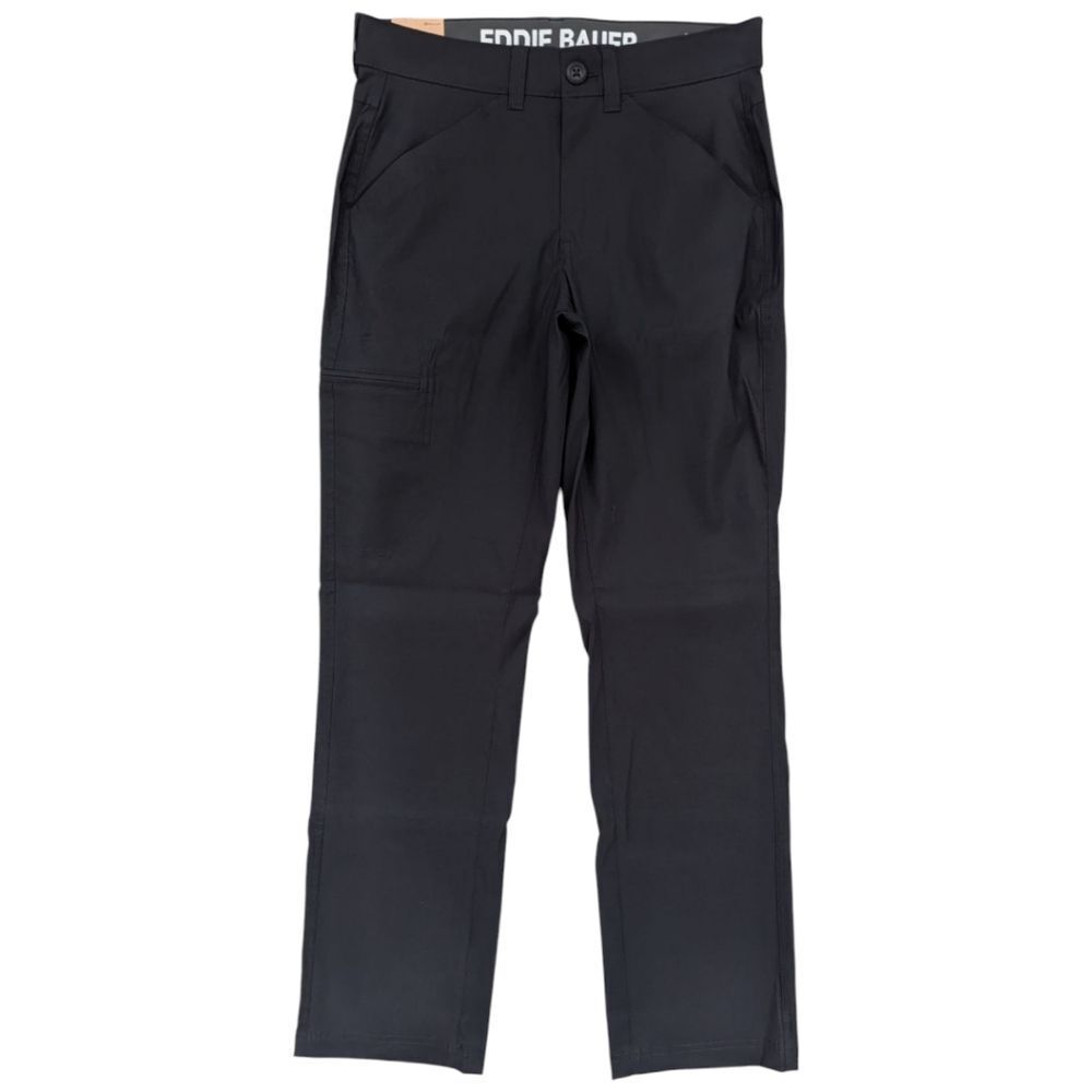 Eddie Bauer Rainier Tech Pants Men's 30x32 in Black NWT - Picture 2 of 7